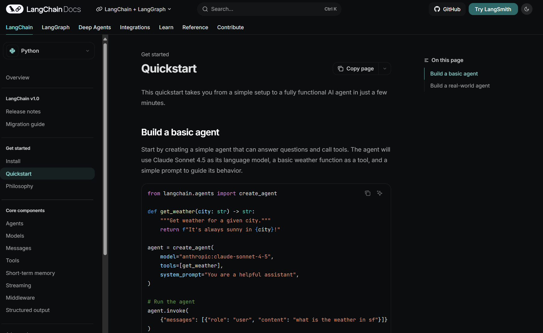 LangChain v0.3 Page preview