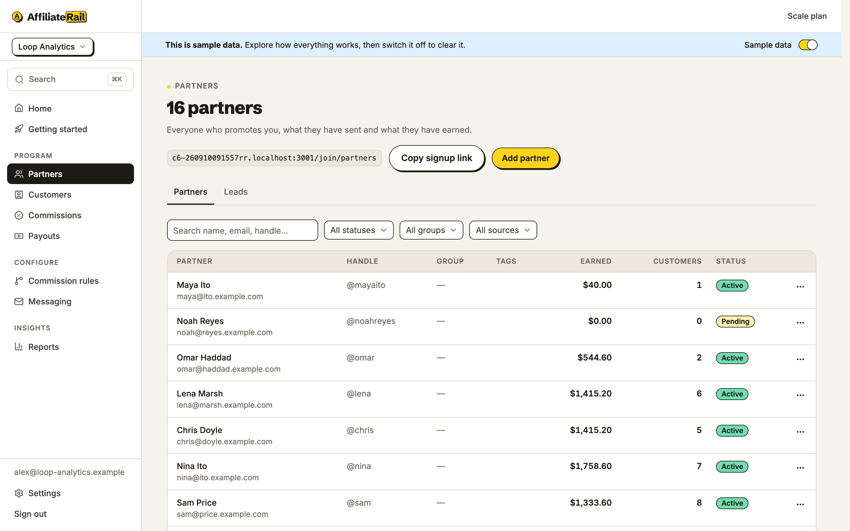AffiliateRail screenshot 3