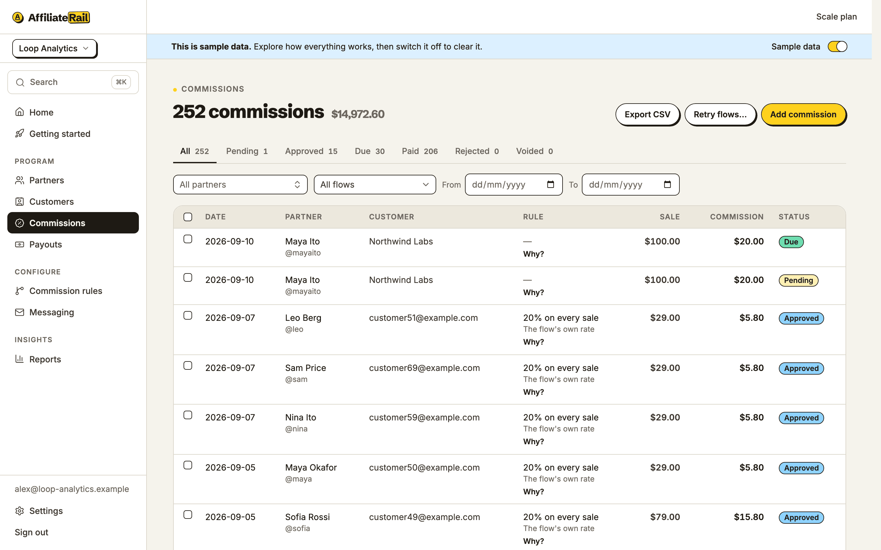 AffiliateRail screenshot 4