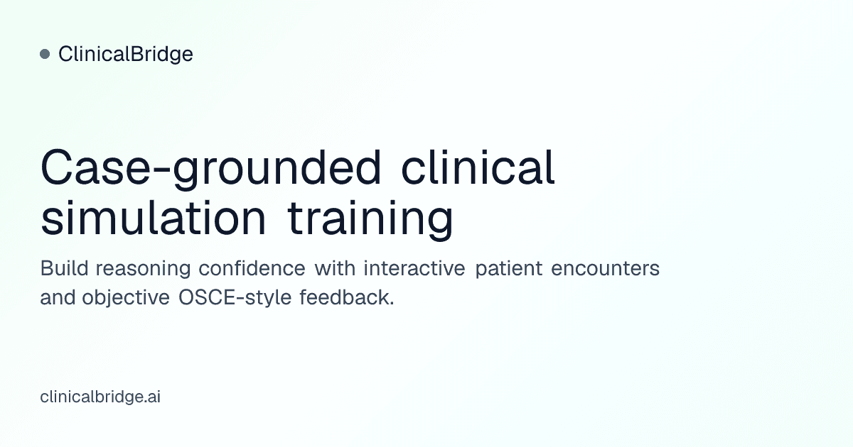 ClinicalBridge screenshot 1