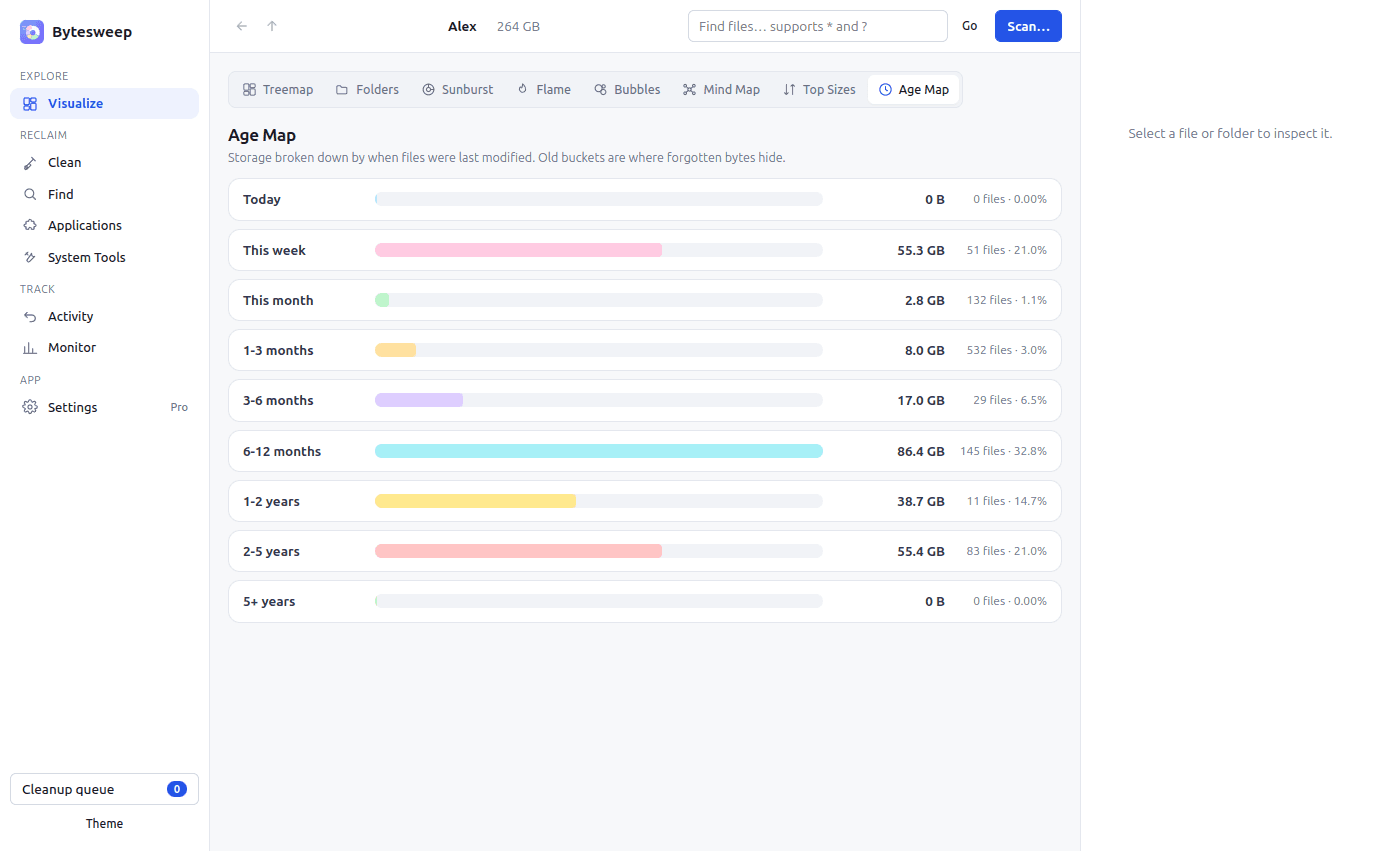 Bytesweep screenshot 2