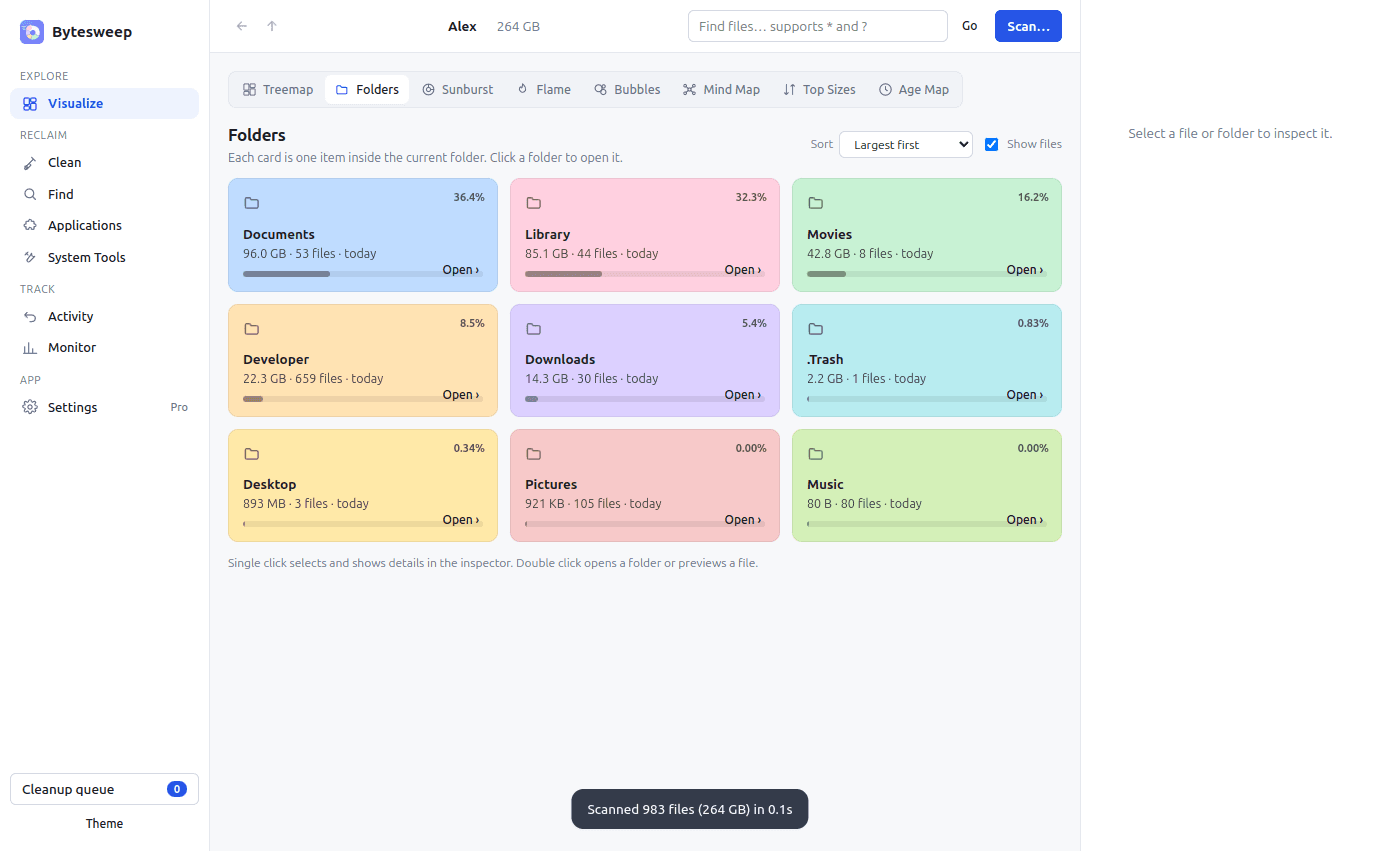 Bytesweep screenshot 3