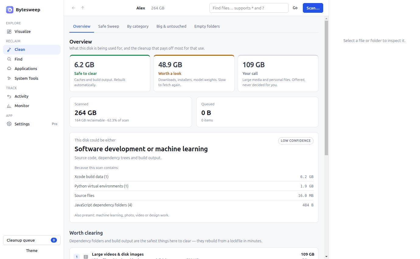 Bytesweep screenshot 4