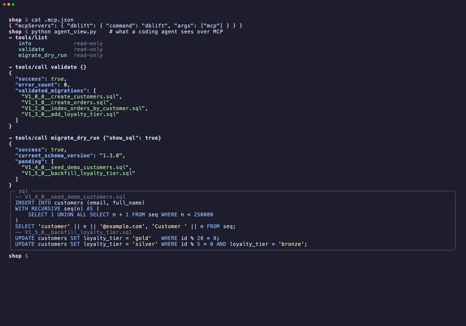 DBLift screenshot 4
