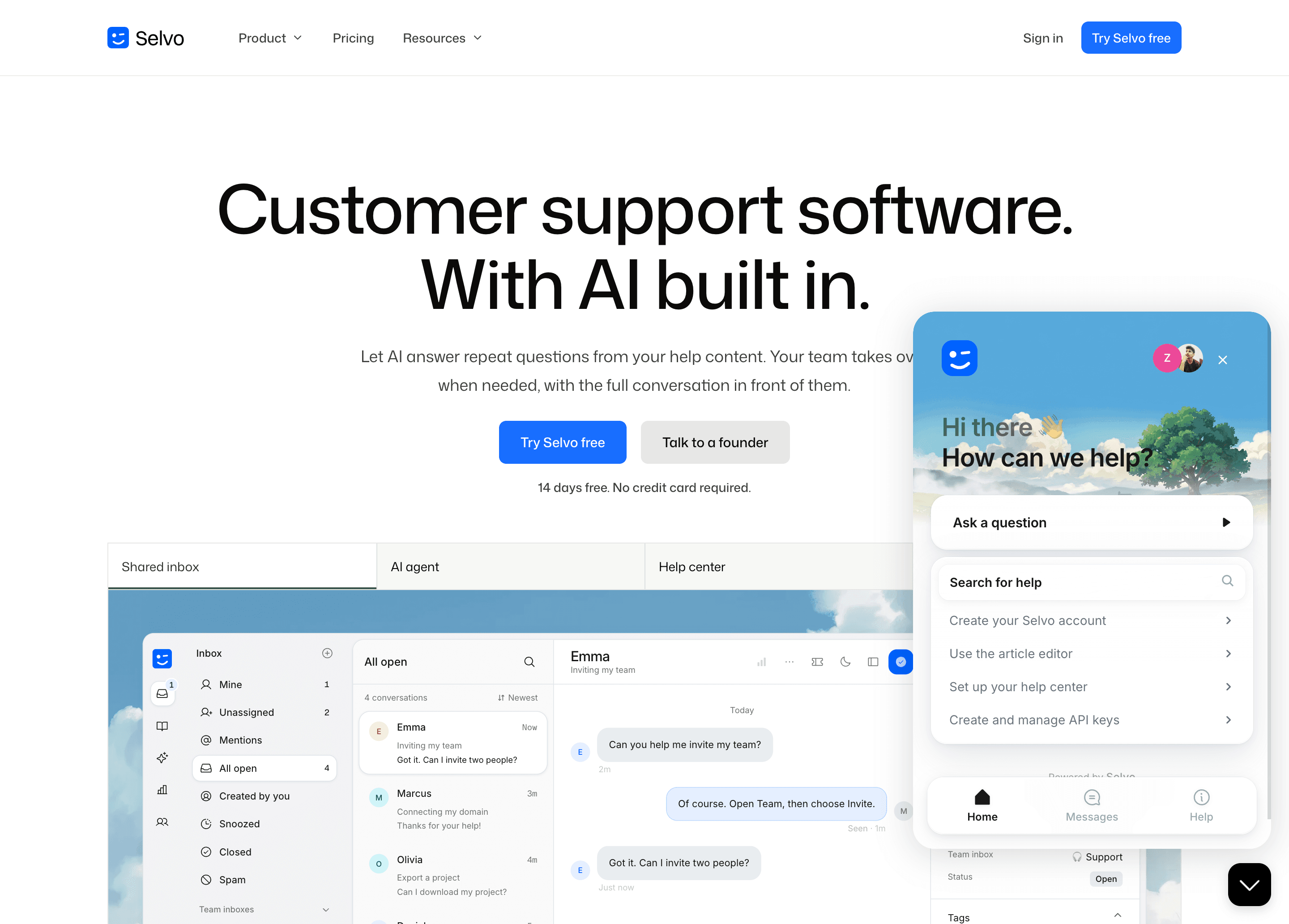 Selvo screenshot 1