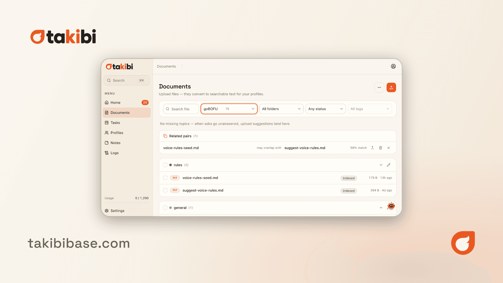 Takibi Base screenshot 1