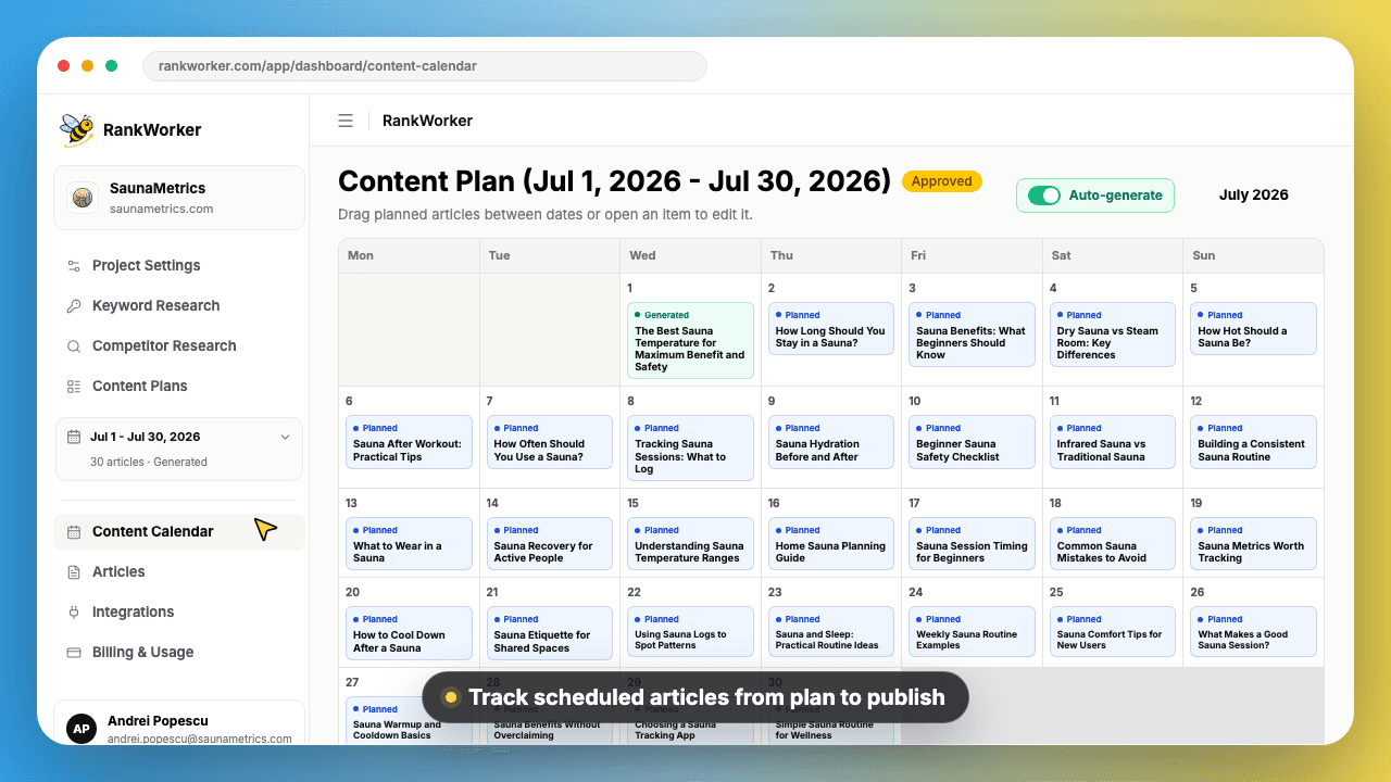 RankWorker screenshot 2