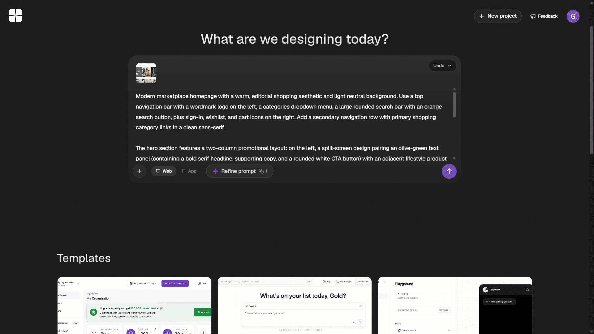 Mocksy screenshot 1