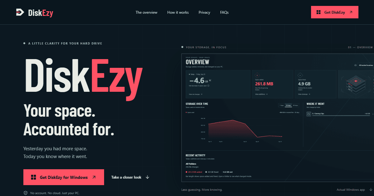 DiskEzy screenshot 1